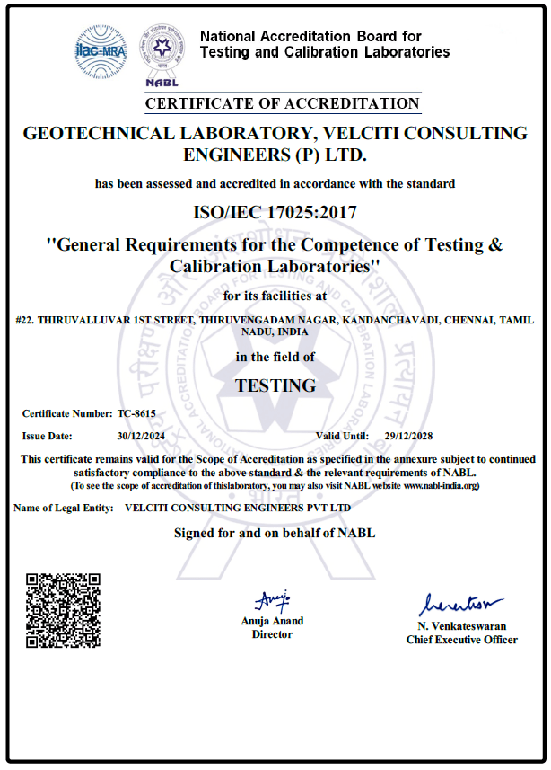 Velciti Certificate 1