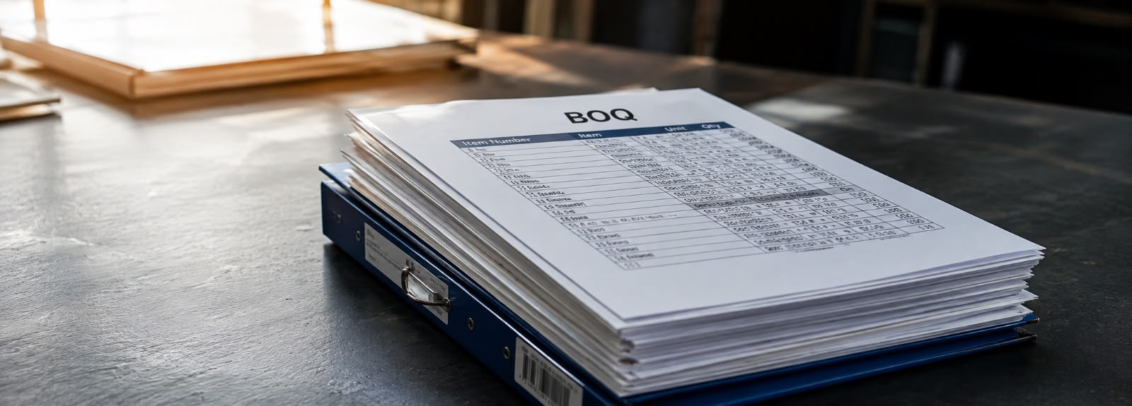 BOQ Preparation